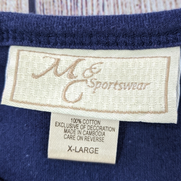 NWT VTG 90's MCCC Star Spangled T- Shirt Sz XL - Picture 9 of 11